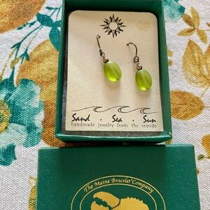 Green Earrings